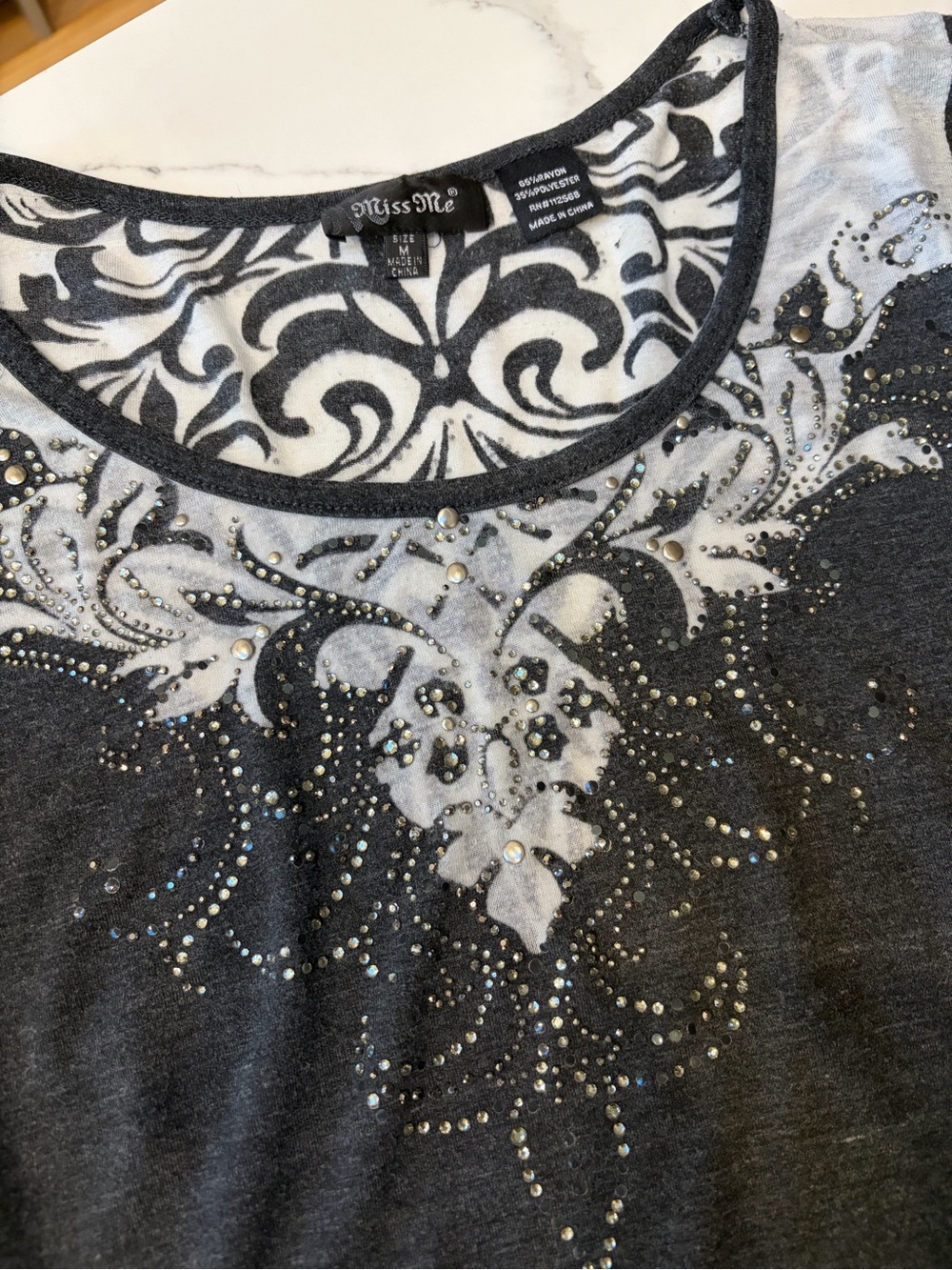Miss Me Embellished Top